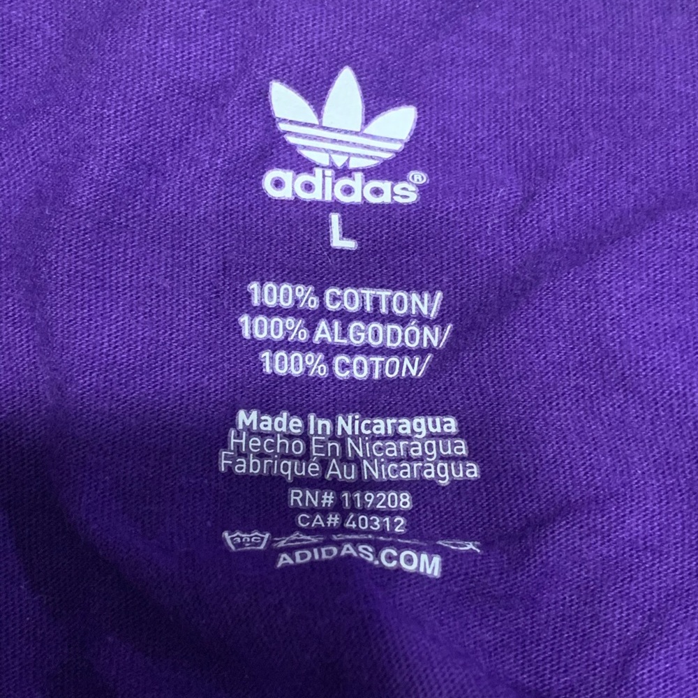 LA Lakers Logo Tee by Adidas - Picture 4 of 4